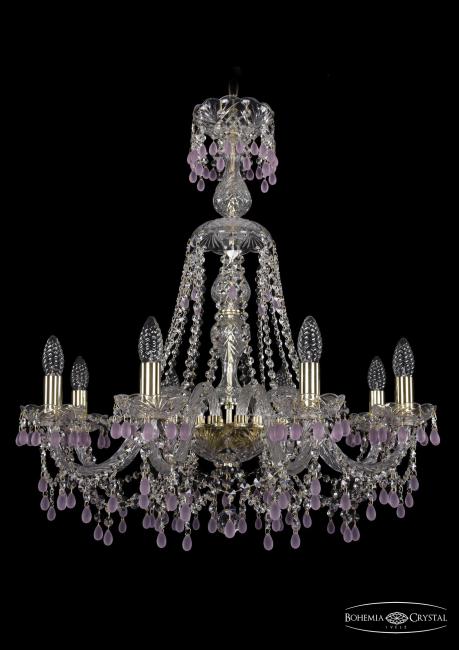 Подвесная хрустальная люстра 1410 Bohemia 1410/8/240/XL-74 G V7010