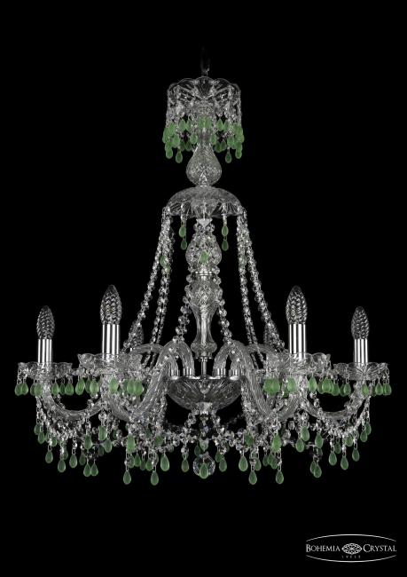 Подвесная хрустальная люстра 1410 Bohemia 1410/6/240/XL-74 Ni V5001