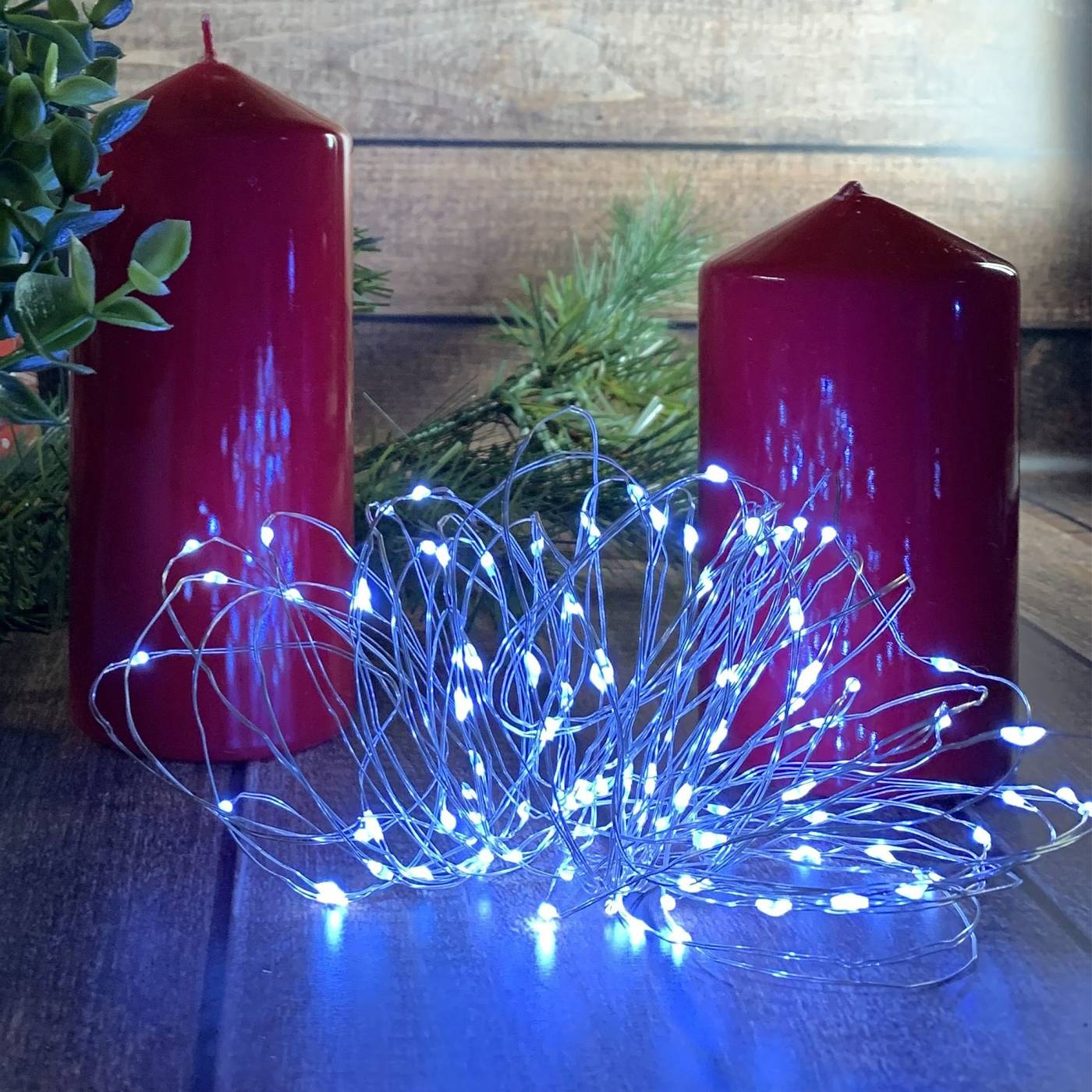 Гирлянда Uniel ULD-S0500-050/SCB/2AA WHITE IP20 DEW