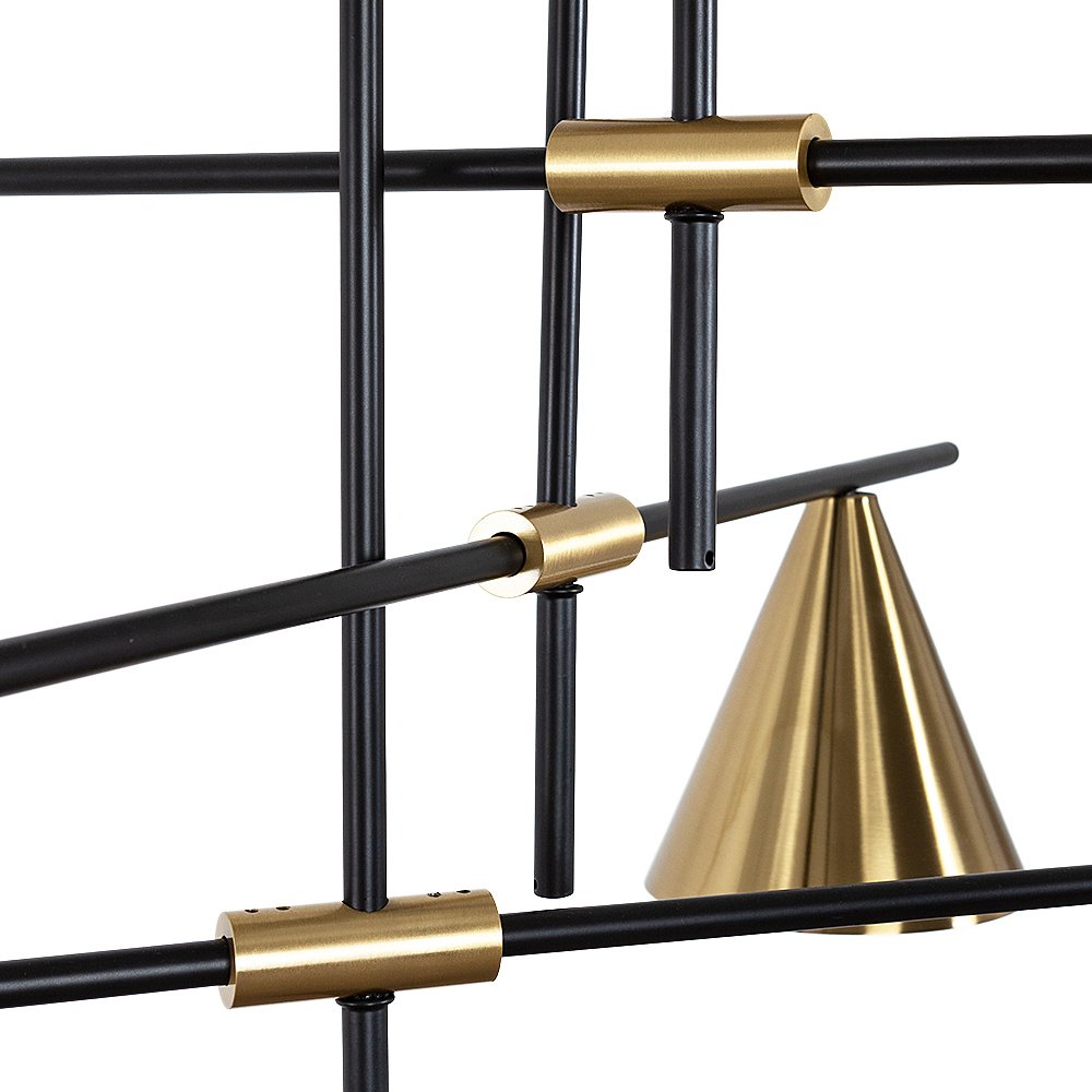 Потолочная люстра Arte Lamp Jacob A7029PL-9BK