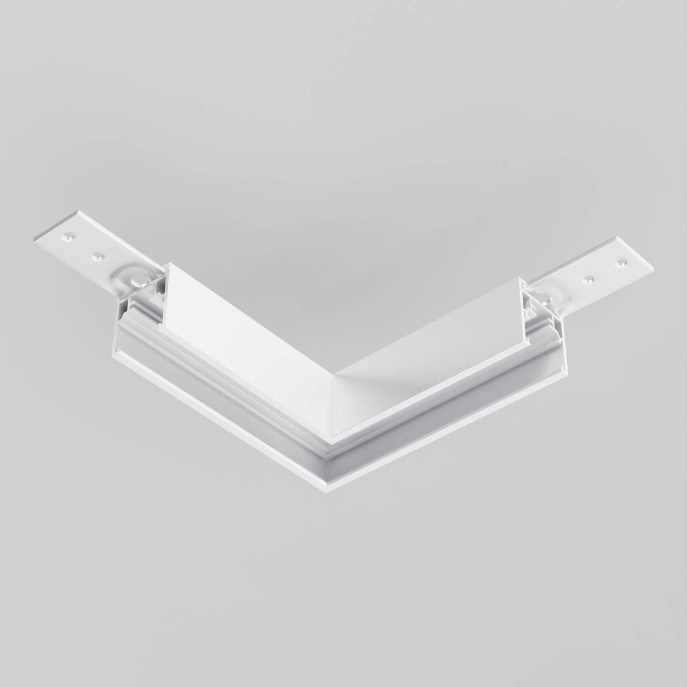 TRAM034CL-41W Коннектор угловой Exility накладной низкопрофильный Maytoni Accessories for tracks Exility TRAM034CL-41W