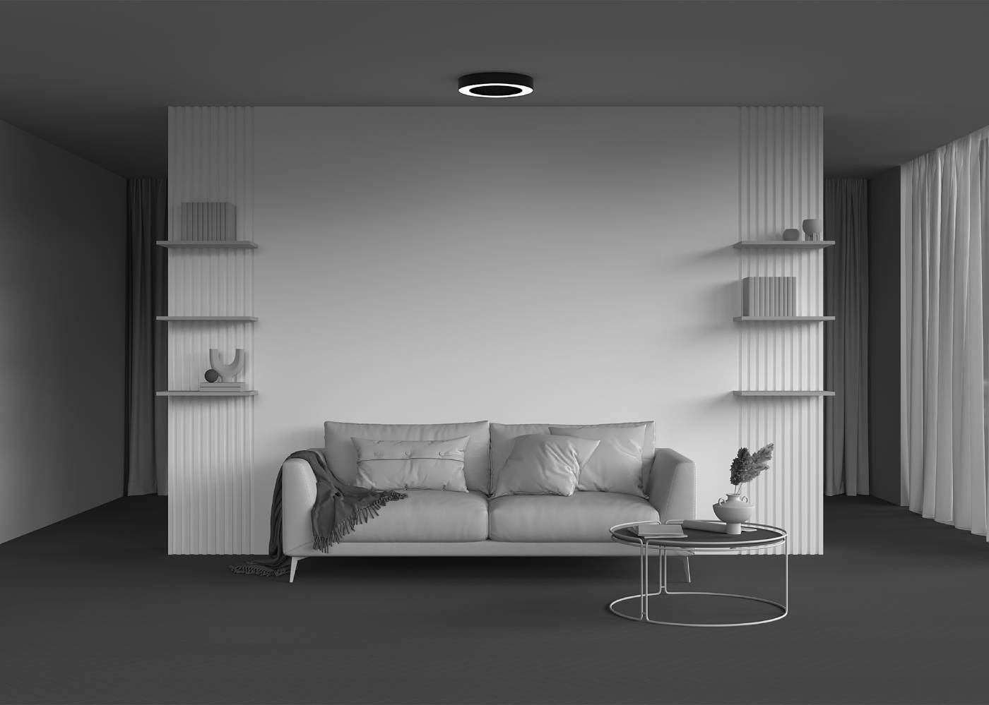Светильник потолочный Maytoni Lua C093CL-36W3K-B