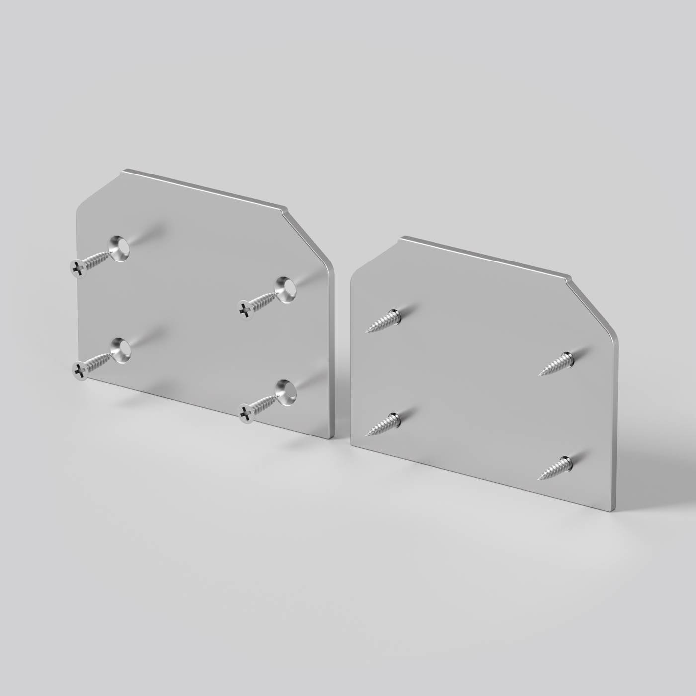 Заглушка торцевая к профилю, 2шт Accessories for tracks Trinity Maytoni TRA005MPEC-S(N)