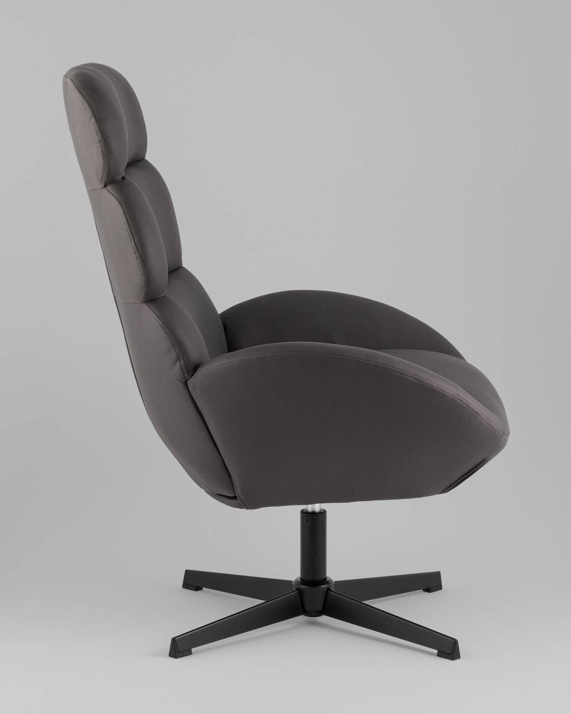 Кресло Stool Group QH-8643K-EL 917-21 dark grey