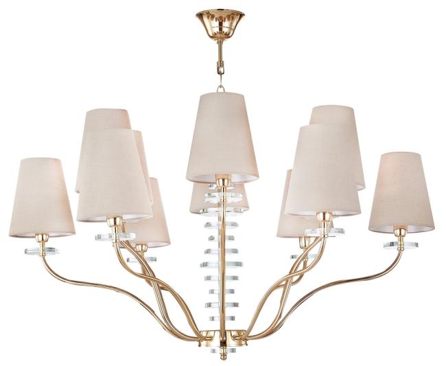 ARMANDO SP6+6 GOLD Подвесная люстра Crystal Lux Armando Gold ARMANDO SP6+6 GOLD