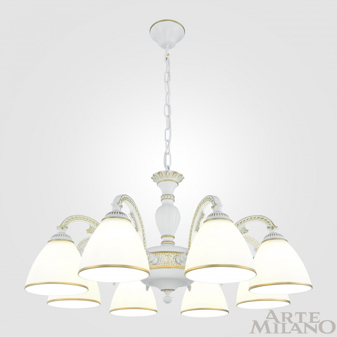 340837/8 WT+G Подвесная люстра Arte Milano Am340837 340837/8 WT+G