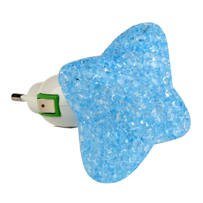 DTL-309-Звездочка/BLUE/1LED/0,1W Детский ночник Uniel DTL-309-Звездочка/BLUE/1LED/0,1W