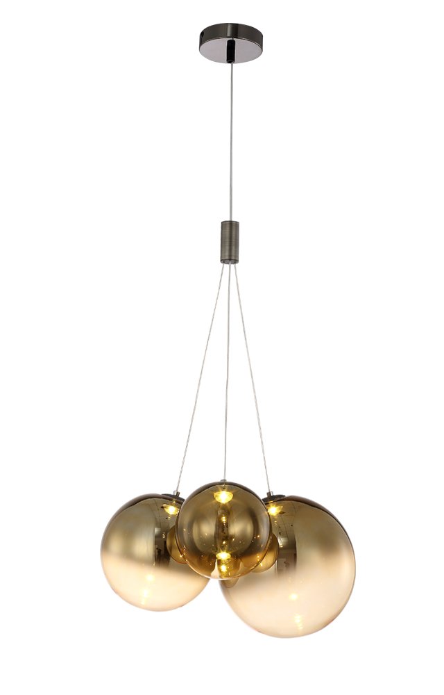 ELCHE SP3 GOLD Светильник подвесной Crystal Lux Elche ELCHE SP3 GOLD