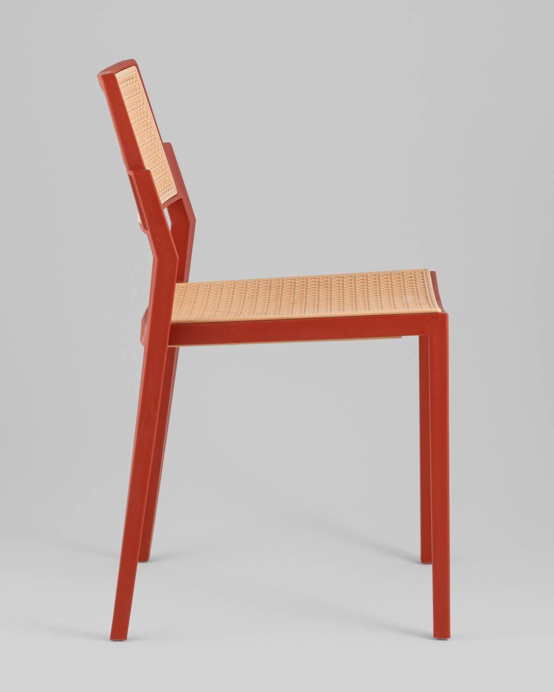 Стул пластиковый Stool Group Milto 8059 red/beige
