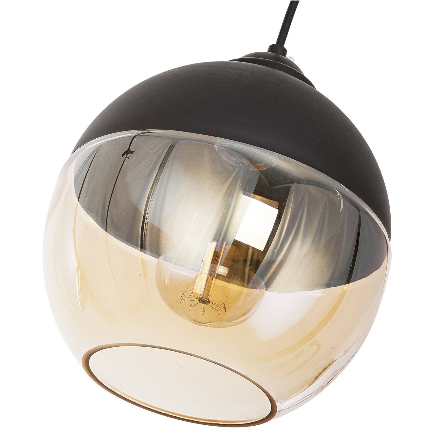 Светильник подвесной Gerhort G51129 G51129/1D BK BK+CL