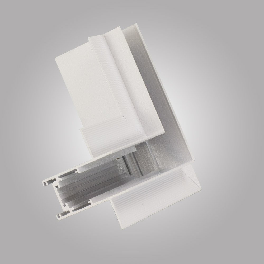 Коннектор для шинопровода AM Group MAGNET AM402 LL-20С90° горизонтальный WH