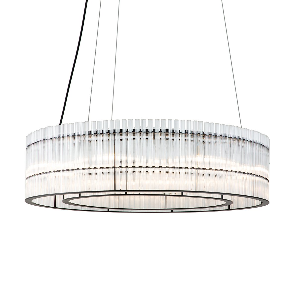 771198 (KM1293P-8) black/clear Подвесная люстра Delight Collection KM1293 771198 (KM1293P-8) black/clear