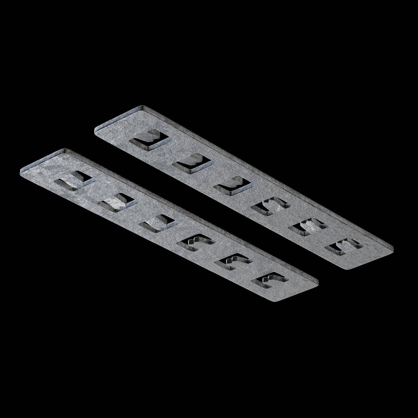 TRA034C-42S Коннектор прямой для встраиваемого шинопровода серый, 2шт Maytoni Exility TRA034C-42S