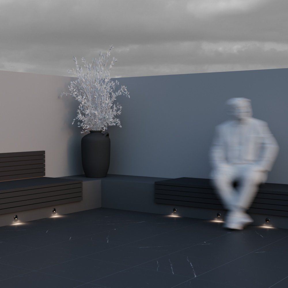 O035-L3B3K Уличный встраиваемый Maytoni Biscotti O035-L3B3K