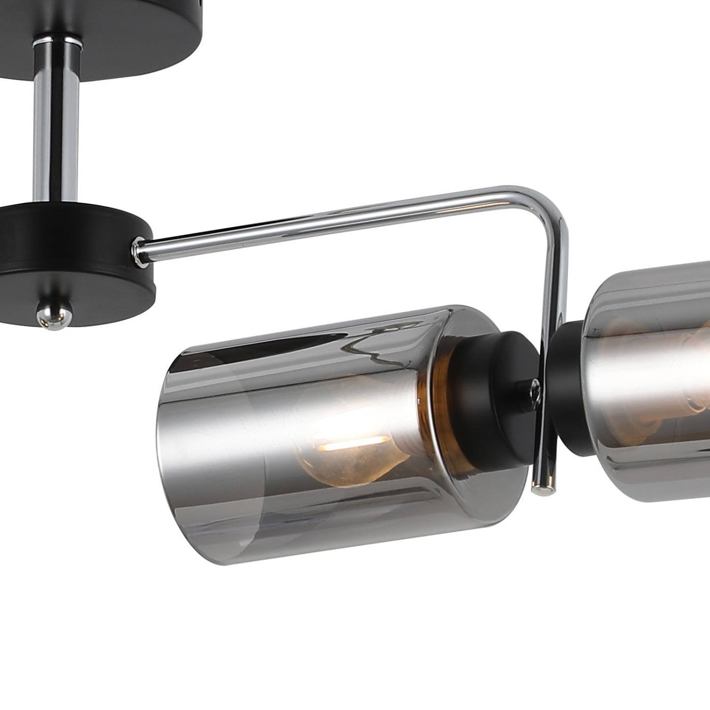 IL8249-4COU-79 BK CR Потолочная люстра ILLUMICO IL8249-4COU-79 BK CR