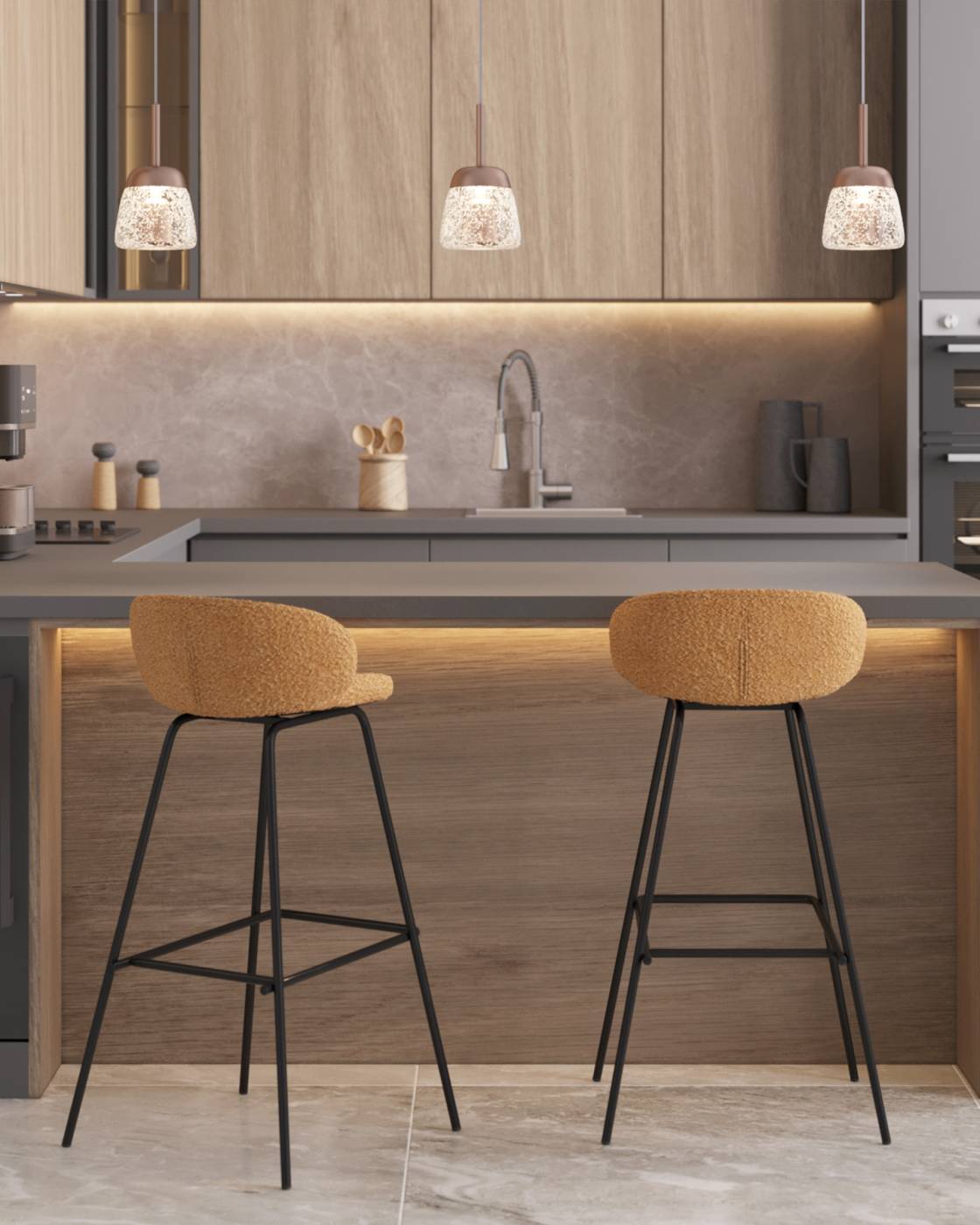 Барный стул Stool Group Nita 9091C yellow UF998-7