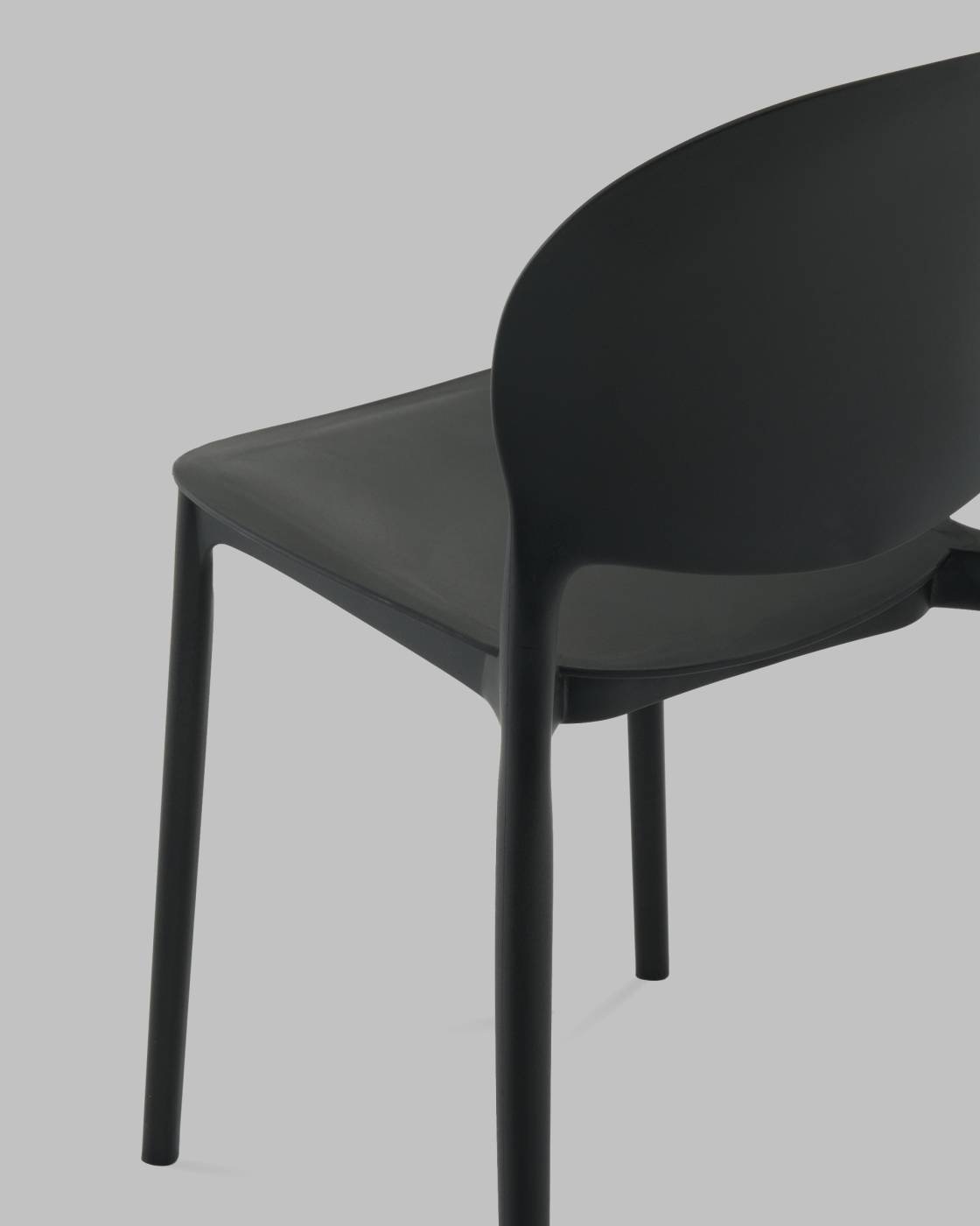 Стул пластиковый Stool Group Briny 8058 black