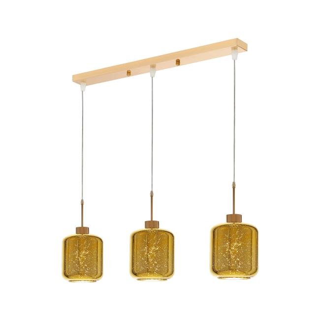 Светильник подвесной Lumina Deco LDP 6811-3 PR GD