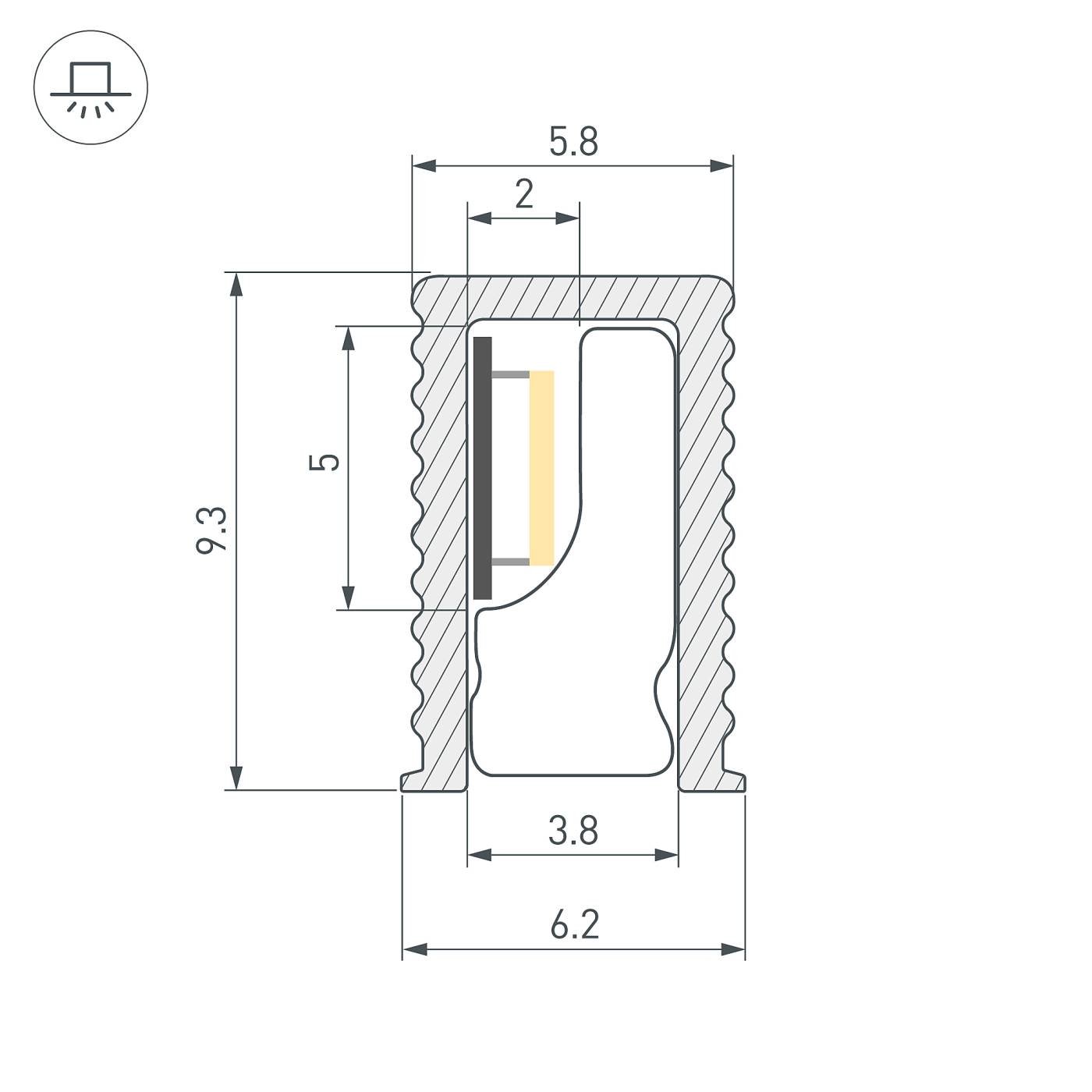 Профиль Arlight Sl-Mini 044082