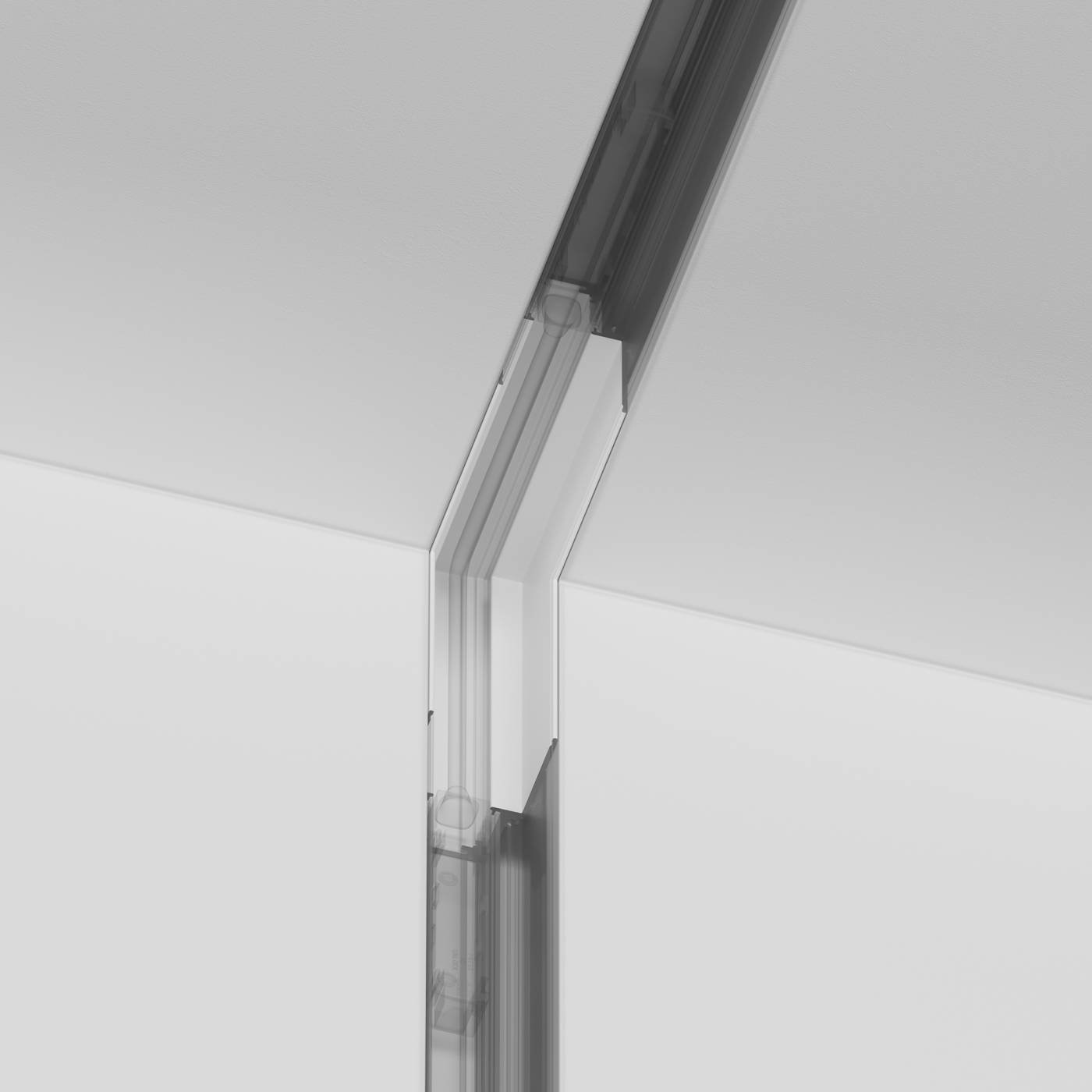 TRA004ICL-22W Угловой коннектор внутренний Maytoni Accessories for tracks TRA004ICL-22W