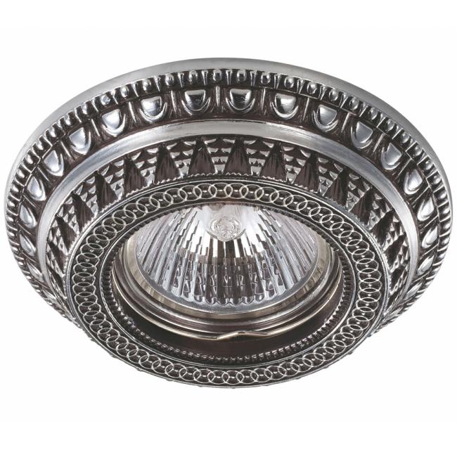 Встраиваемый светильник с узорами Vintage 370009 Novotech