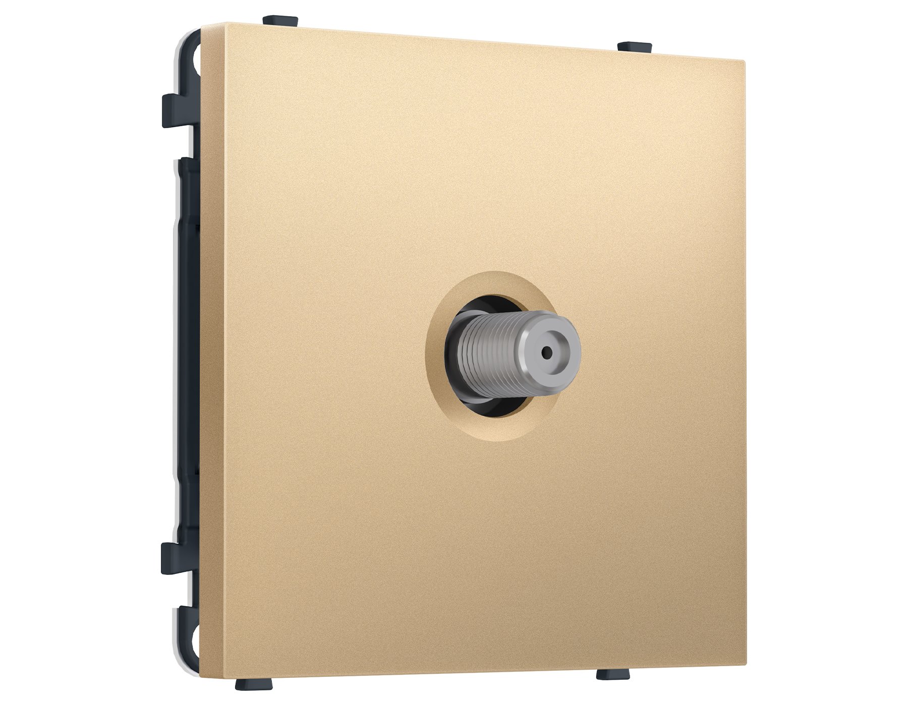 MS893050 MS893050 Комплект механизма TV розетки SAT SIGMA Золото Мягкое касание 5-2400MHz 3.5dB QUANT PRO (SP8930, PR215)