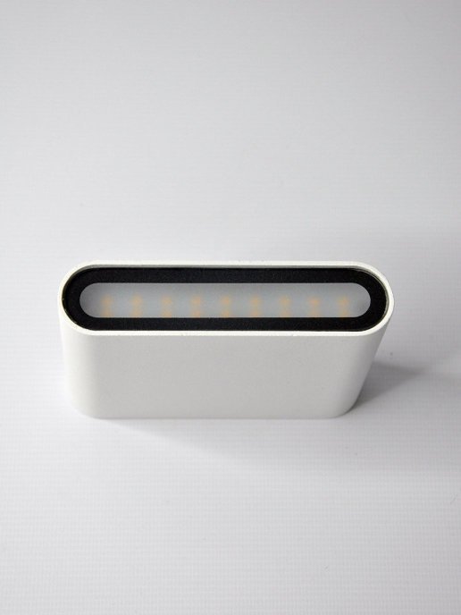 BR-007T-6W-WW-Wh Уличный настенный светильник Elvan 007 BR-007T-6W-WW-Wh