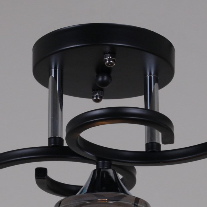 Потолочная люстра 06089-0.3-03 BK+CR