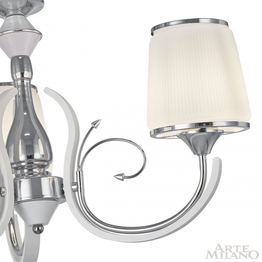 309247/3 Wh/Ni Подвесная люстра Arte Milano Florentia-9247 309247/3 Wh/Ni