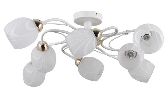 Потолочная люстра Natali Kovaltseva 81403 81403/8C MATT WHITE