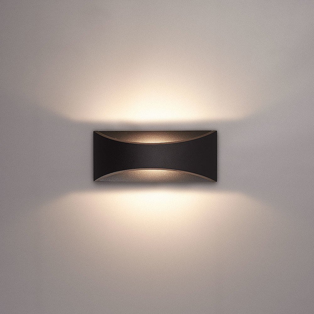 Уличный настенный светильник Arte Lamp Dino A8288AL-1BK