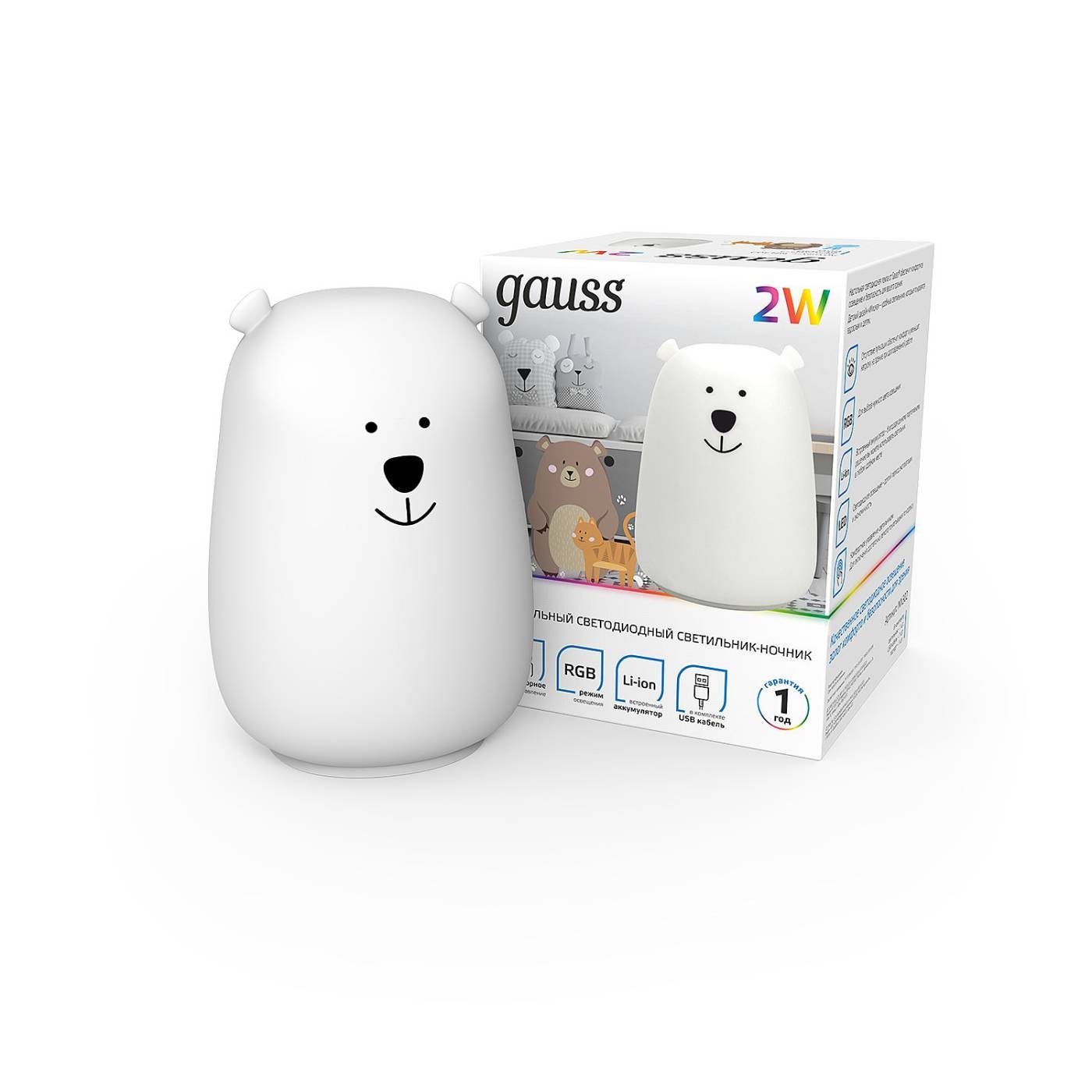 Детский ночник Gauss NN302