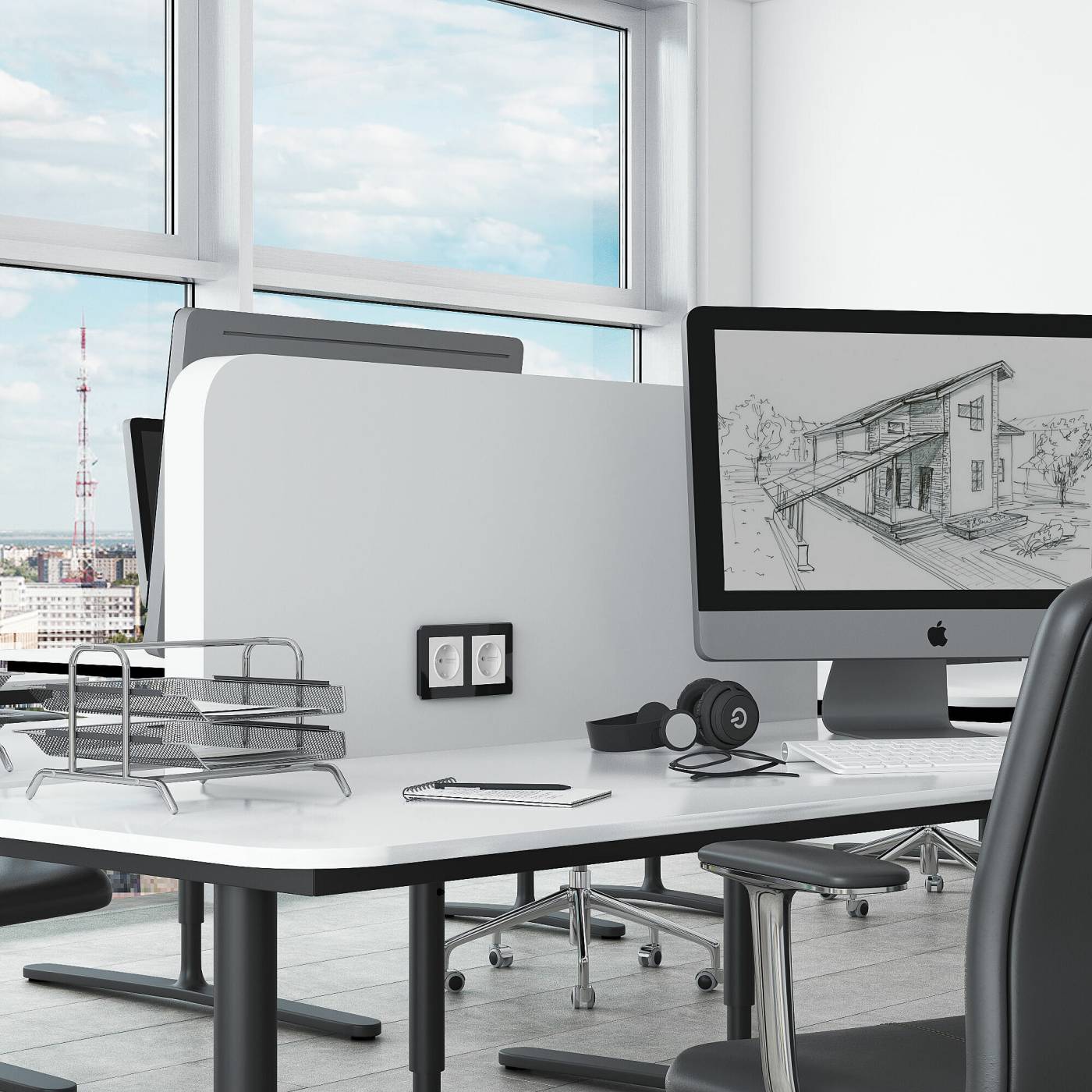 W1171161/ Розетка с заземлением и шторками (белый матовый) Розетка Werkel W1171161/ Розетка с заземлением и шторками (белый матовый)