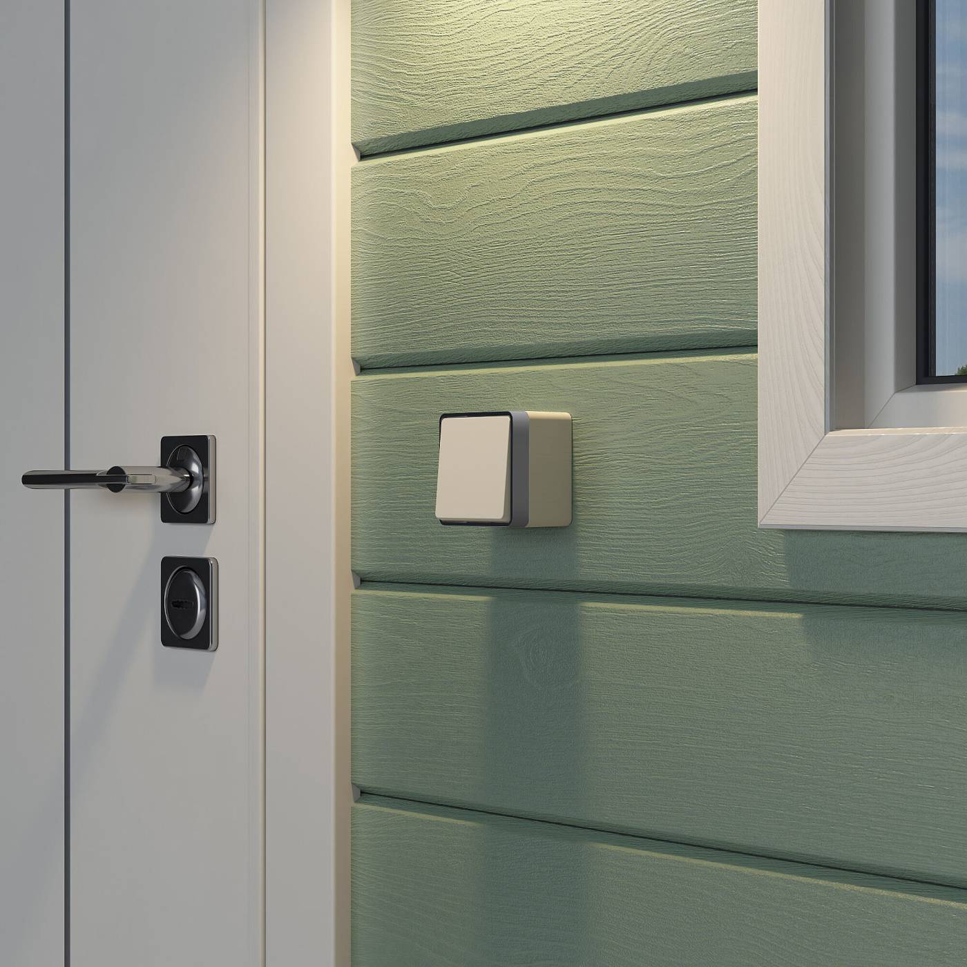 Выключатель Werkel W5010203/ Выключатель одноклавишный влагозащищенный Gallant (слоновая кость)