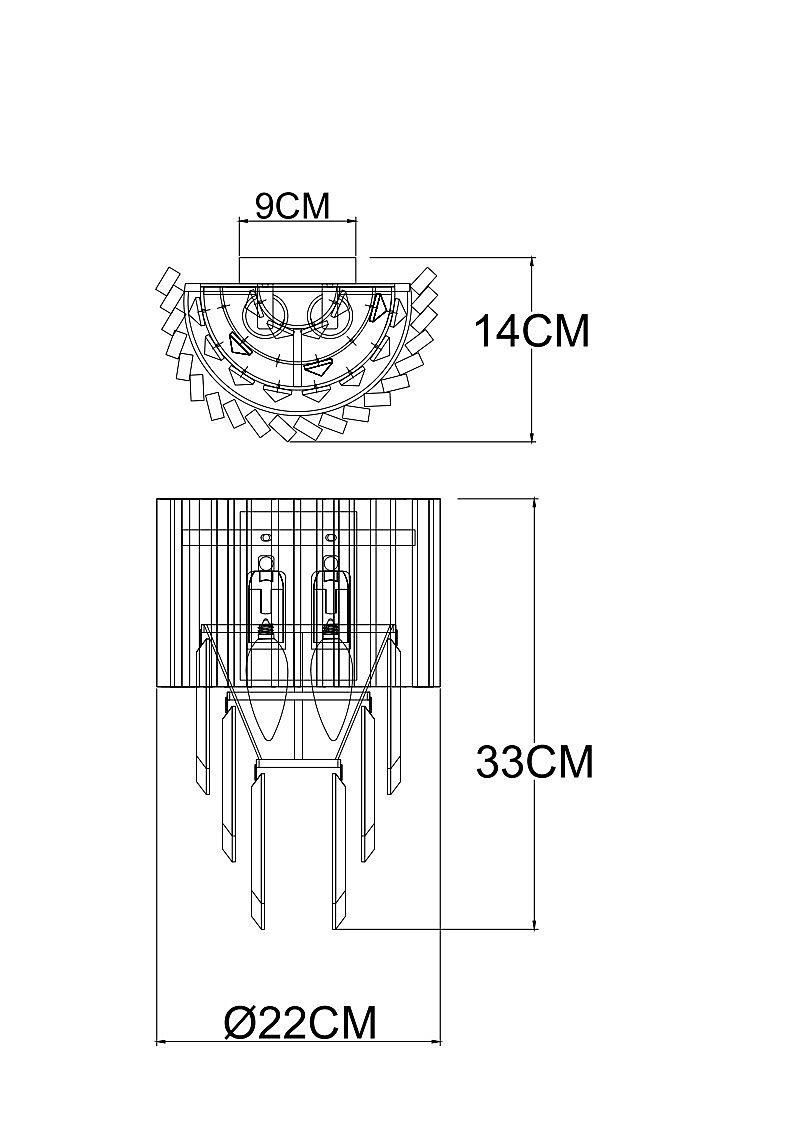 A1004AP-2SI Настенное бра Arte Lamp Muscida A1004AP-2SI