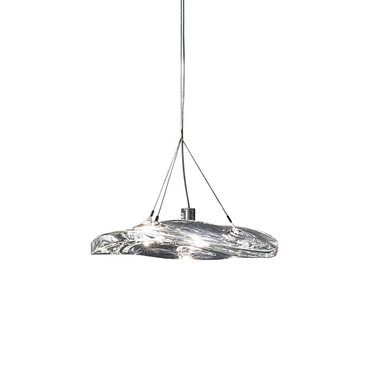 2049P/D250 silver/clear Светильник подвесной Delight Collection Manta 2049P/D250 silver/clear