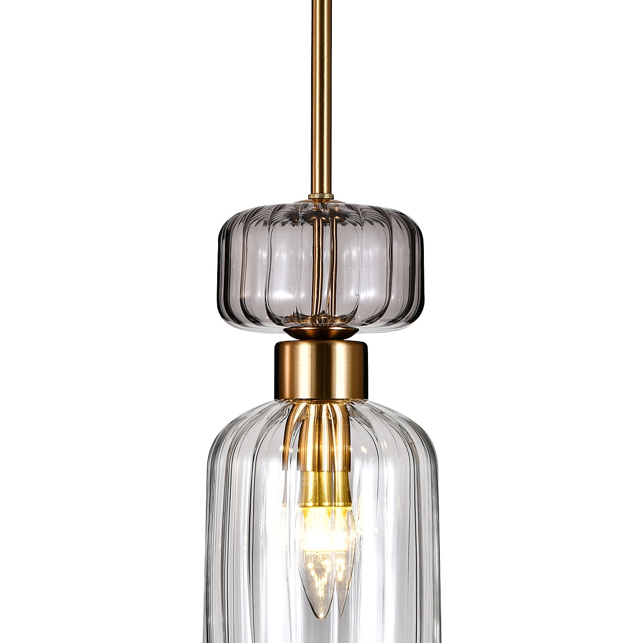 Светильник подвесной Escada Gloss 1141/1S Smoke/Clear