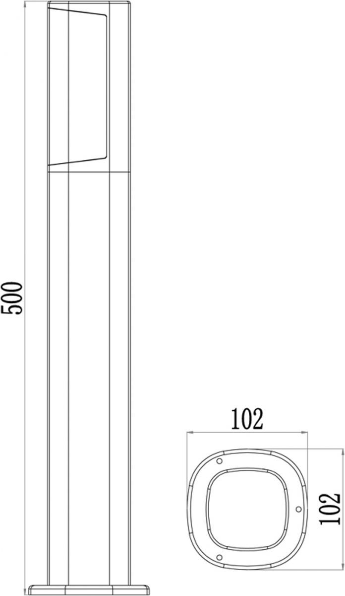 733006 Уличный наземный светильник Deko-Light Barro 733006
