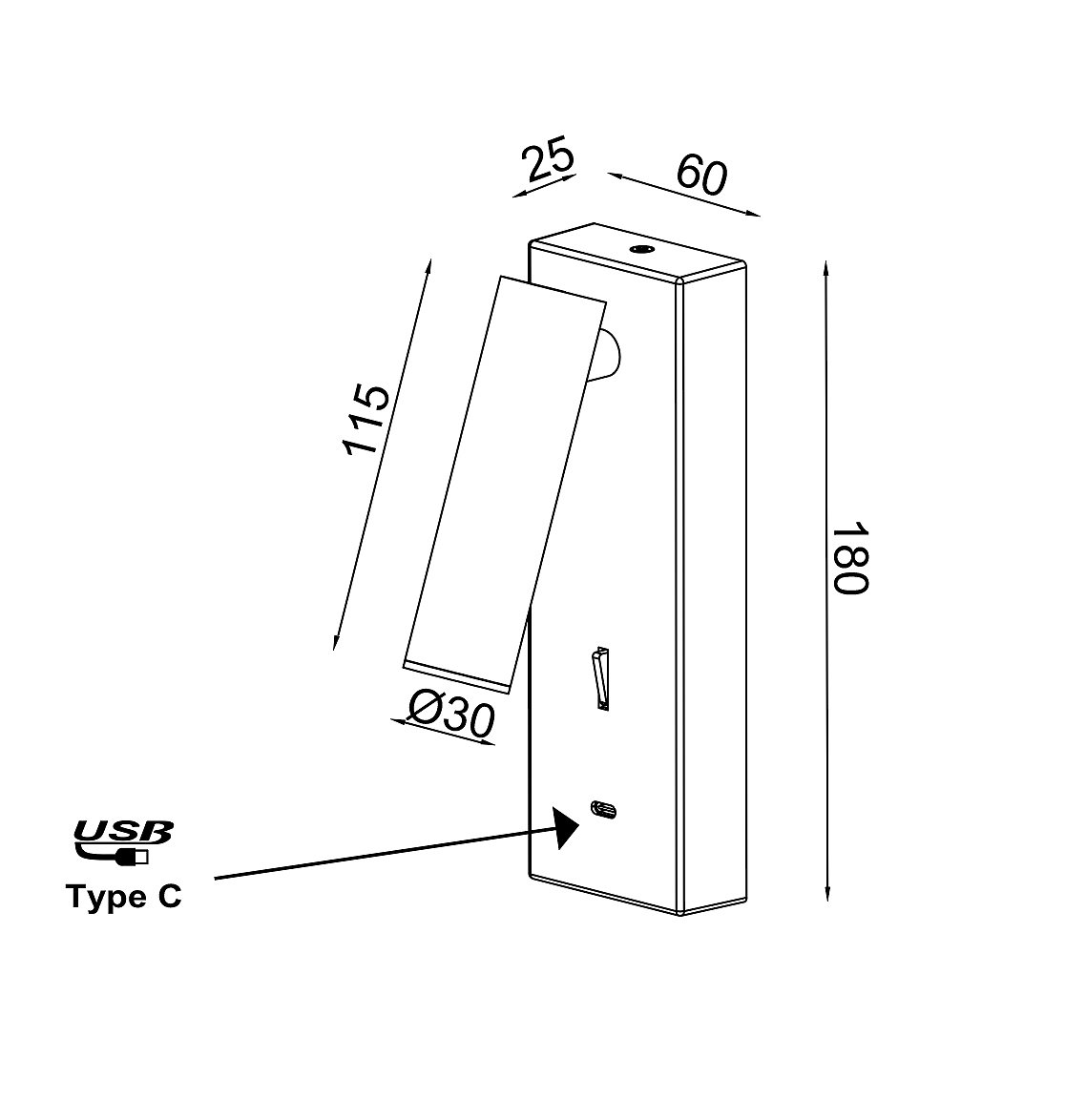 Настенный светильник Mantra Tarifa 8499