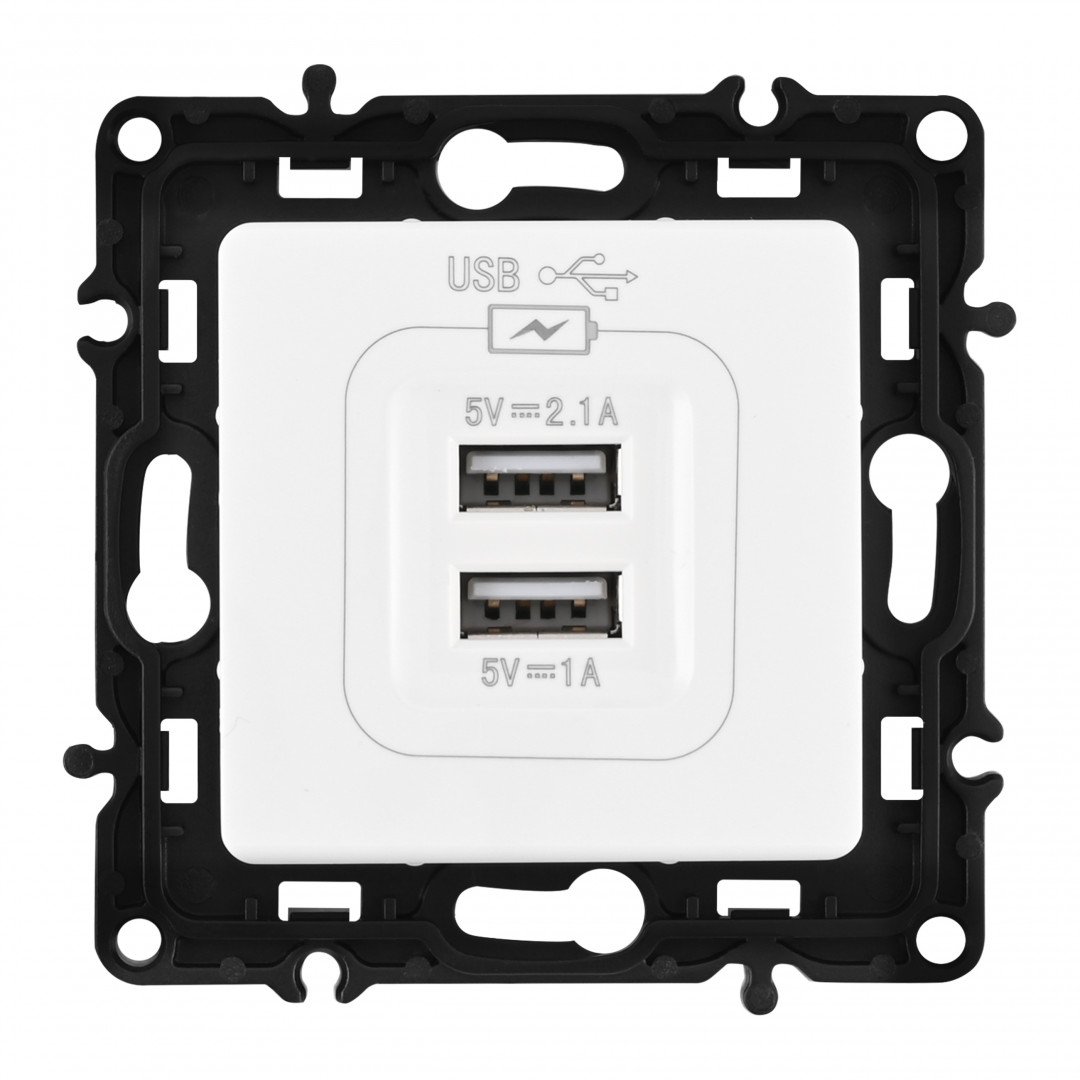 Розетка Arte Milano Am-217 217.46-1.white