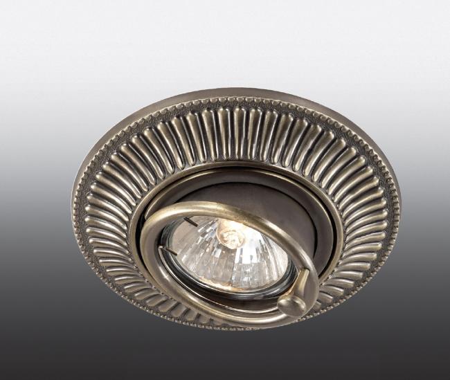 Встраиваемый светильник с узорами Vintage 369858 Novotech