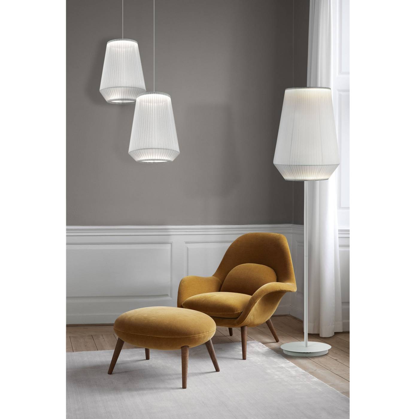 0525FL-1WT Торшер Milosh tendence Evo 0525FL-1WT