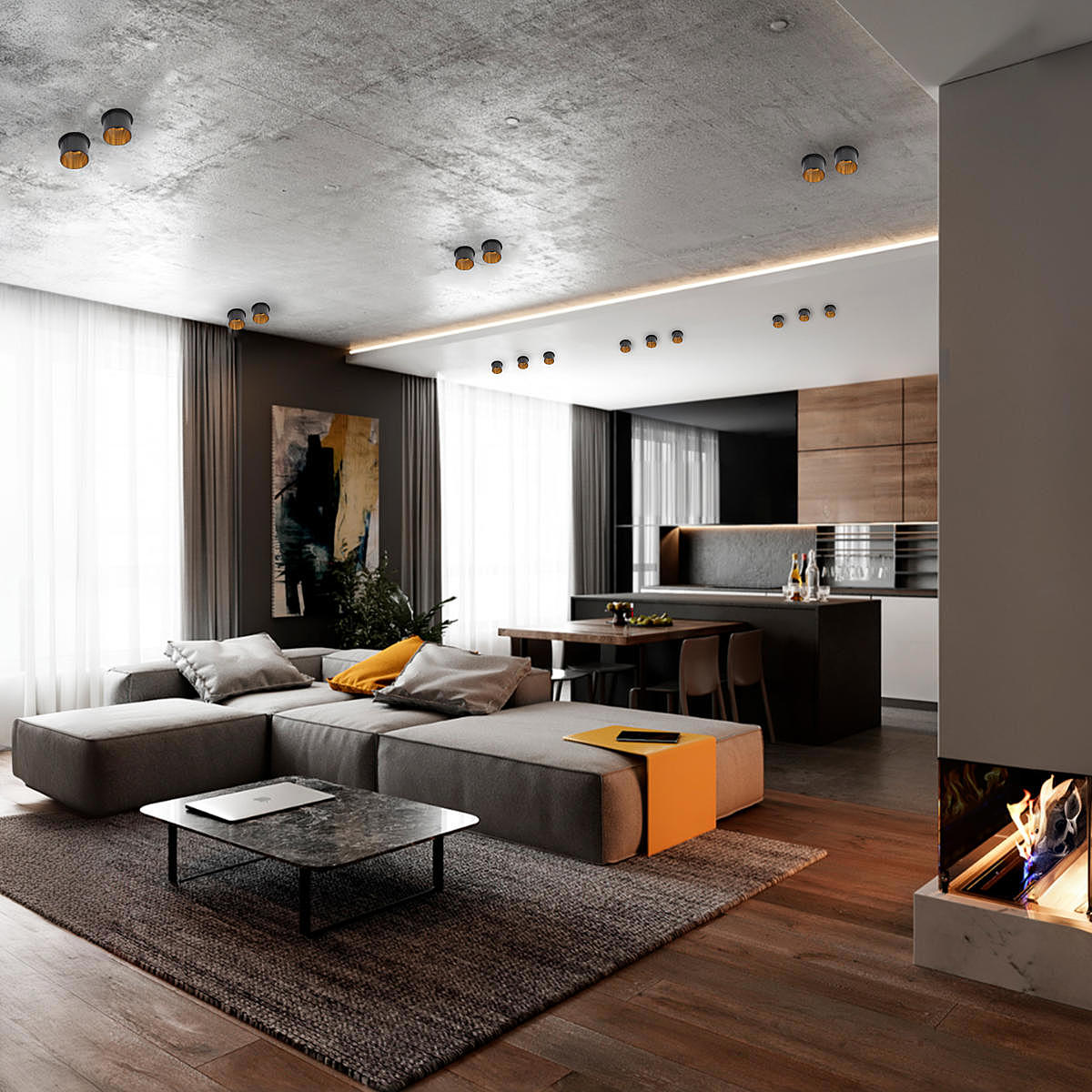 Встраиваемый светильник Loft It Limit 10343/A Black Gold