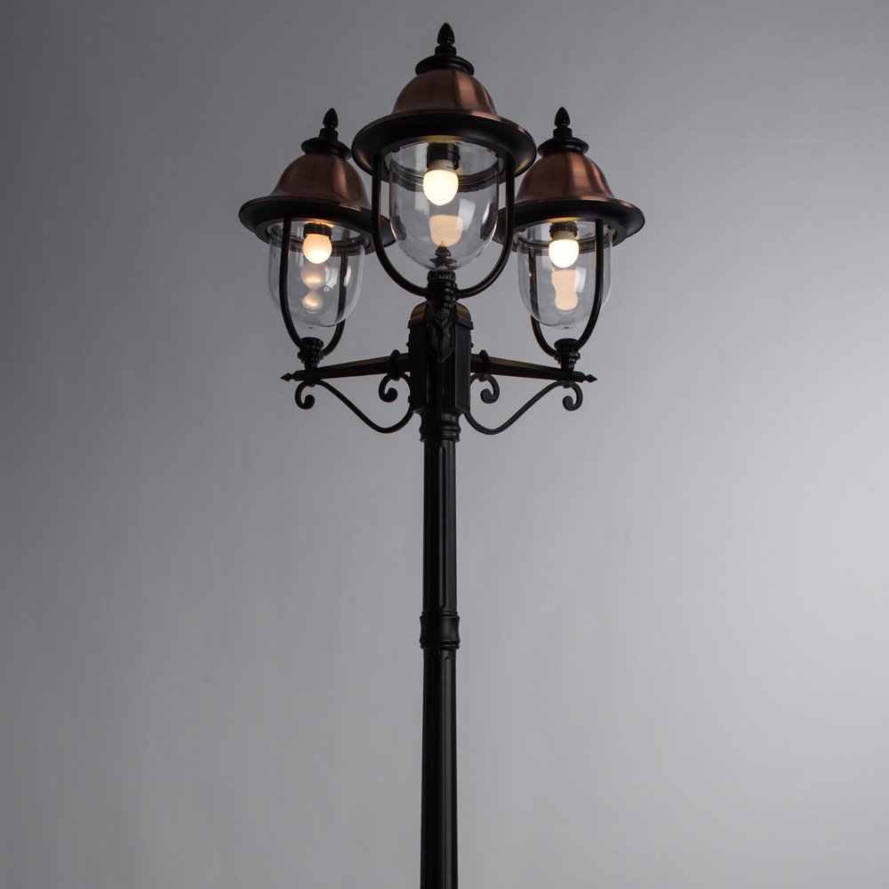 A1486PA-3BK Столб фонарный уличный Arte Lamp BARCELONA A1486PA-3BK
