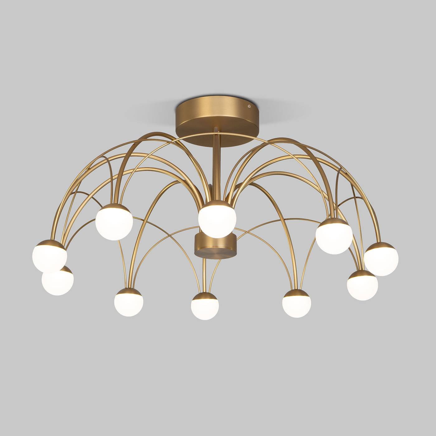 Потолочная люстра Eurosvet Ragno 90031/10 LED золото