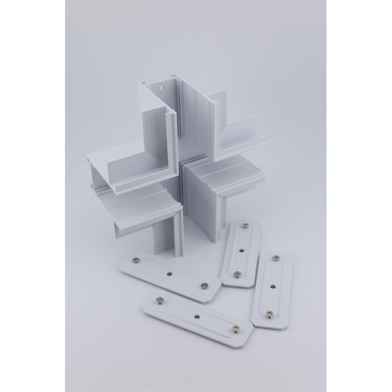 APL.0285.10.04 Трековый соединитель Х-образный Magnetic track 220 Aployt APL.0285.10.04