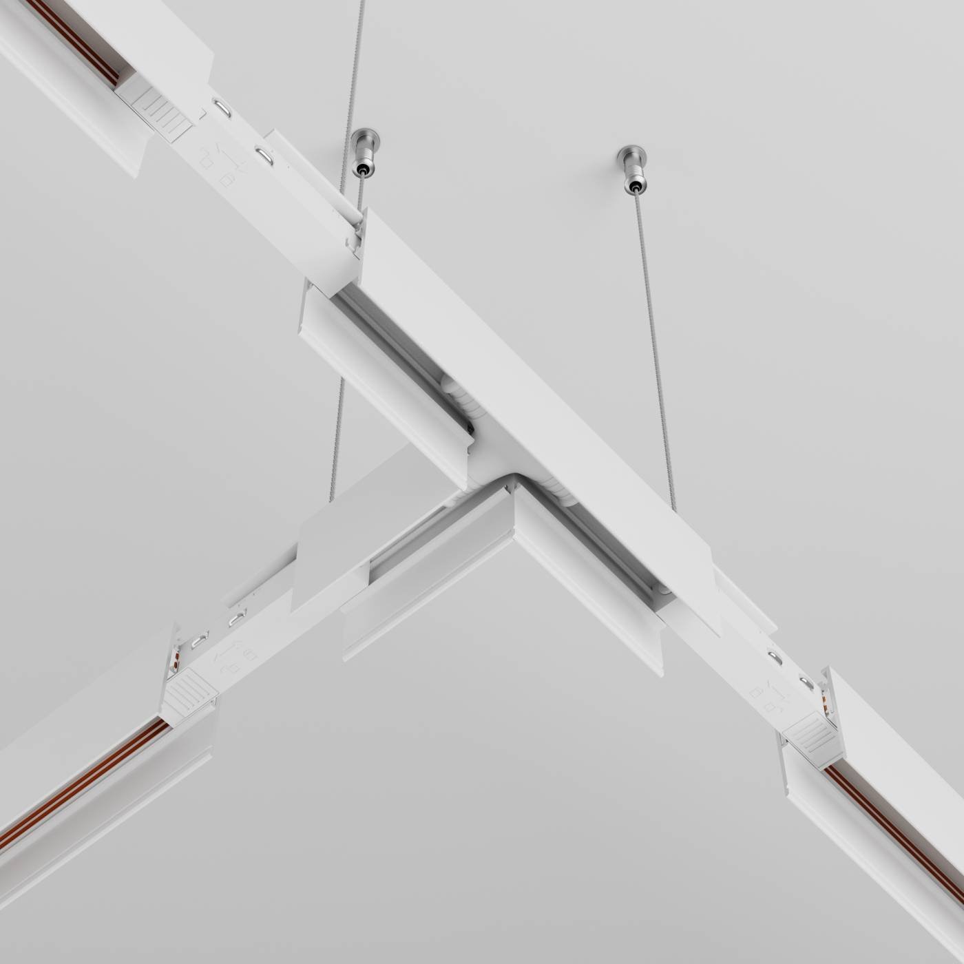 Коннектор питания Т-образный Exility белый Maytoni Accessories For Tracks Exility TRA034CWT-42W