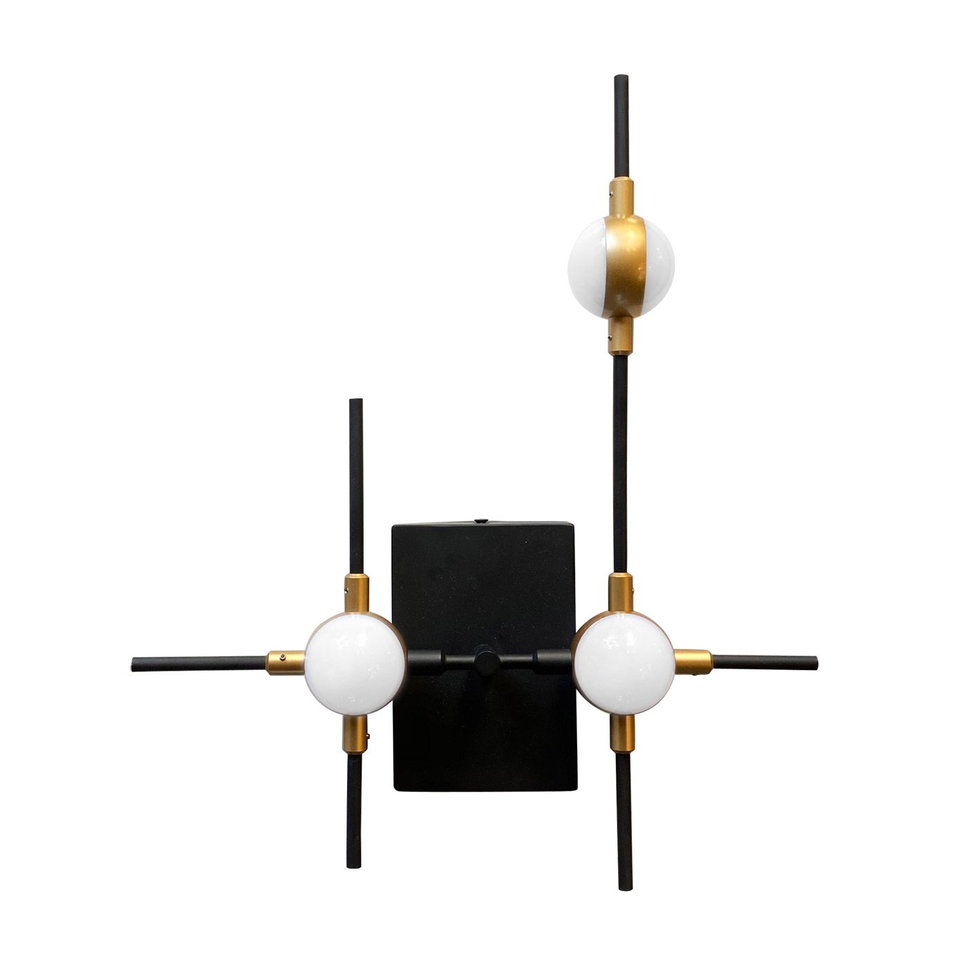 MB18001067-3A black/gold Настенный светильник Delight Collection Molecular MB18001067-3A black/gold