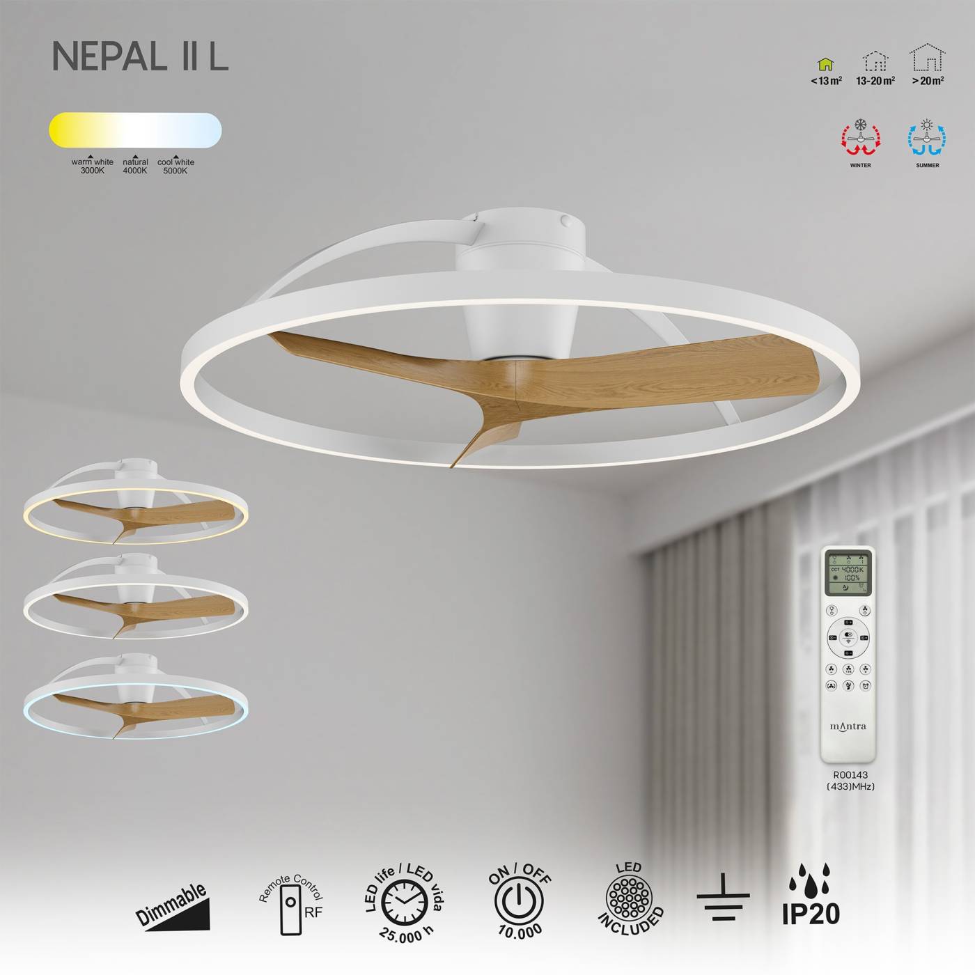9486 Потолочная люстра NEPAL Mantra 9486