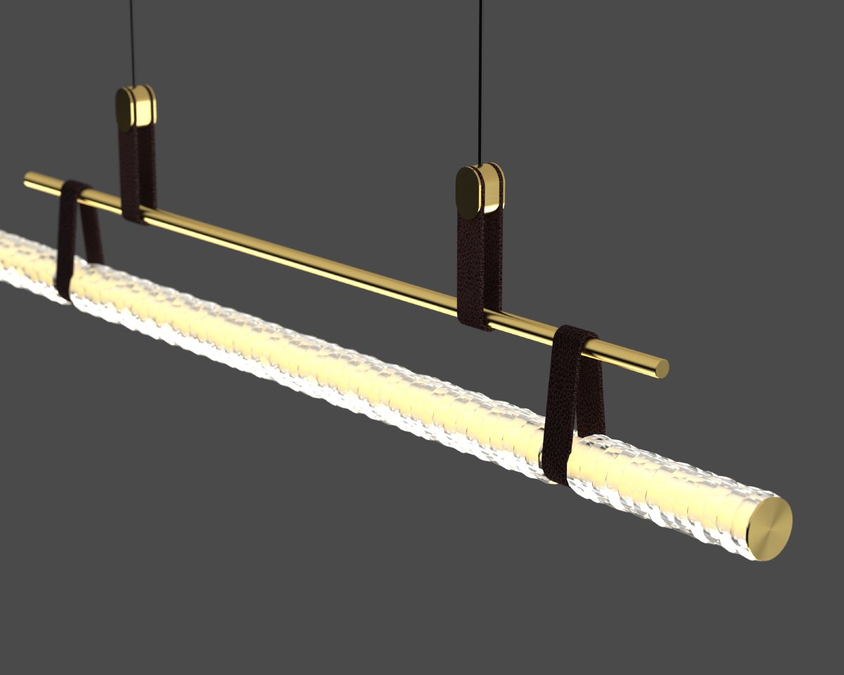 8501P/L brass/clear Светильник подвесной Delight Collection 8501P 8501P/L brass/clear